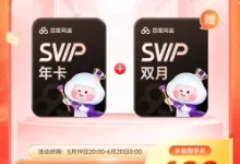 百度网盘SVIP 14个月，到手约189元-羊毛妈妈