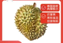 京东金枕榴莲史低88.1元！凑单叠券4.5-5.5斤-羊毛妈妈