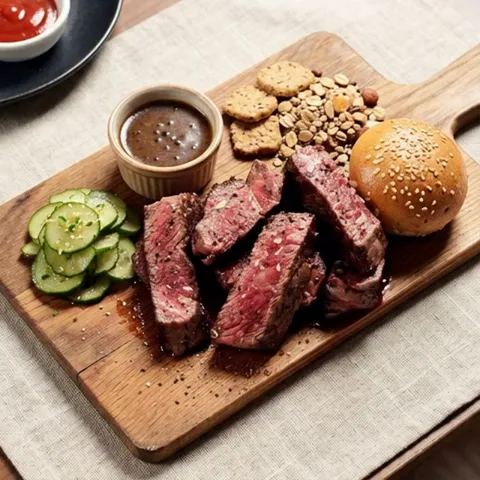 京东生鲜FRESH·FOUR SEASONS谷饲原切安格斯M3上脑牛排净重1kg-羊毛妈妈
