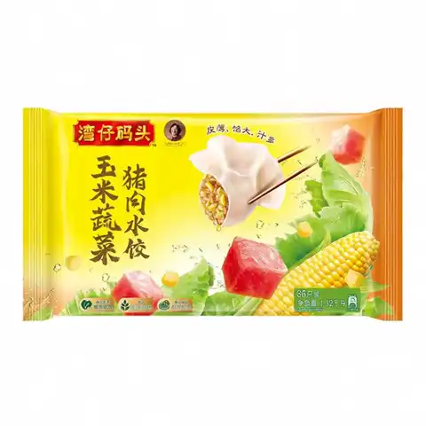 湾仔码头玉米猪肉水饺再降价,值友专享折15.26元-羊毛妈妈